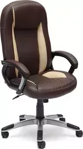 Кресло офисное TetChair BRINDISI кож/зам, коричневый/бежевый/коричневый перфорированный, 36-36/36-34/36-66/06
