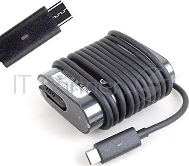 Блок питания 45W с USB-C Power Supply: Euro 45W AC Adaptor USB-C (Kit) DELL с AC