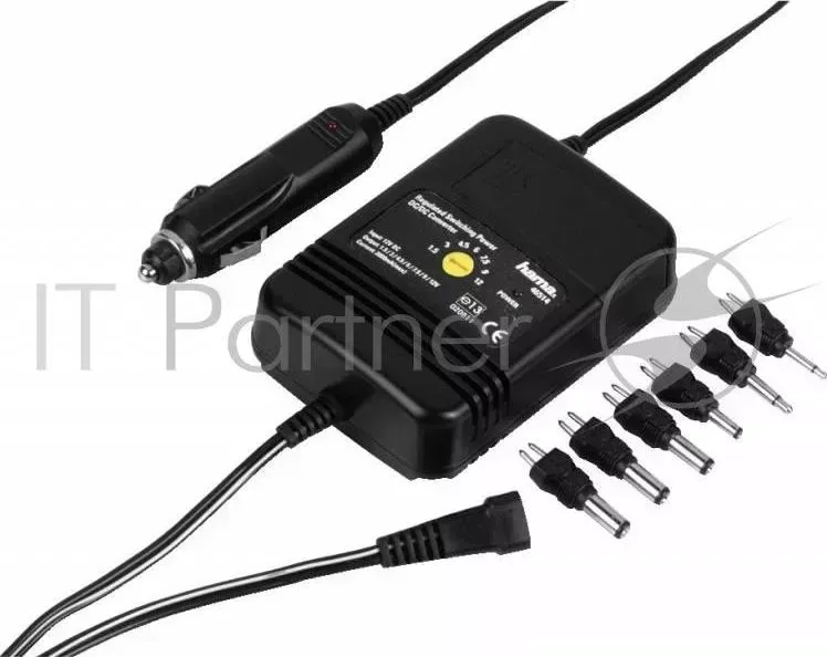 Блок питания Hama H-46514 1.5V-12V 8-connectors от прикуривателя HAMA H 46514 автомобильный 2000мА, 1.5/3/4.5/6/7.5/9/12В 8штекеров