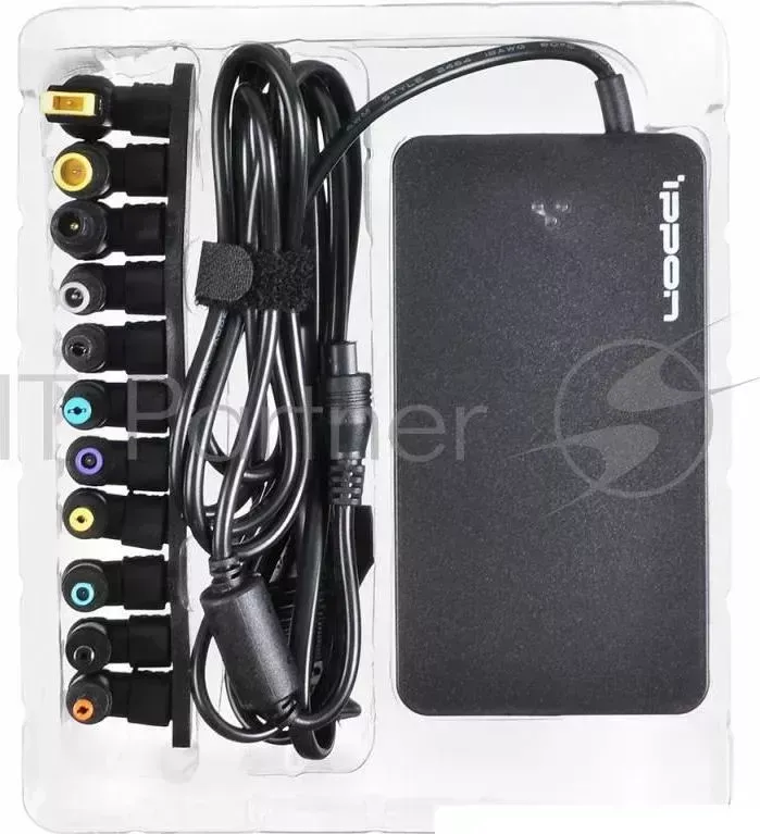 Блок питания IPPON S65U автоматический 65W 15V 19.5V 8 connectors 4.3A 1xUSB 2.1A от бытовой электросети индикатор
