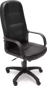 Фото №0 Кресло офисное TetChair DEVON кож/зам черный/черный перфорированный 36-6/36-6/06