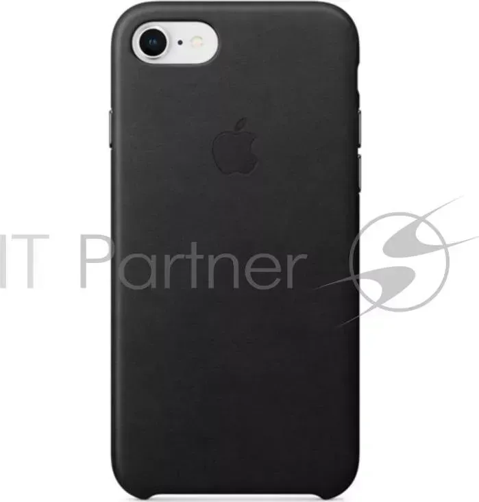 Чехол APPLE Leather Case для iPhone 8/7, цвет Black черный