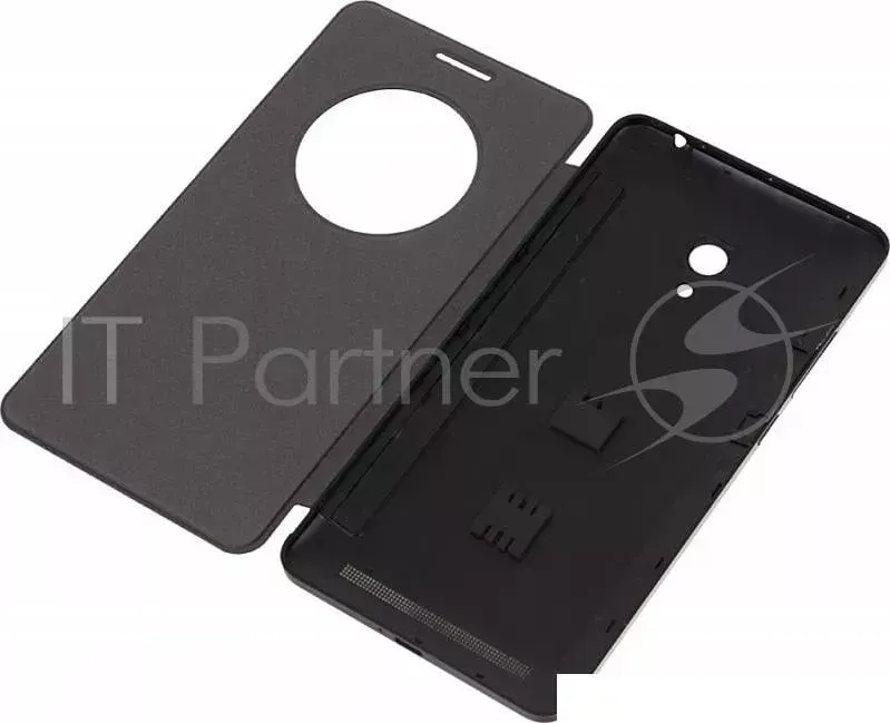 Чехол Asus для Zenphone A600 PF-01 VIEW FLIP COVER/A600/BK/6/10 черный (90XB00RA-BSL0N0)