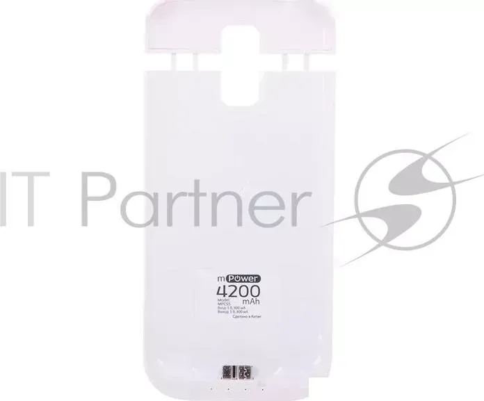 Чехол Gmini mPower Case MPCS5 White (Galaxy S5; 4200mAh) gmini Чехлы для мобильных устройств с аккумуляторами Galaxy S5 4200mAh