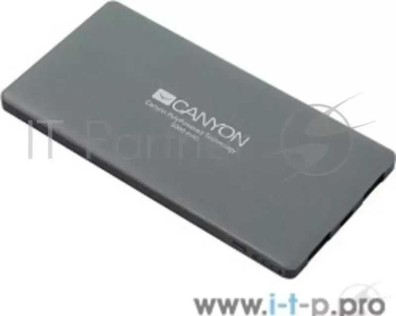 Внешний аккумулятор CANYON CNS TPBP5DG 5000mAh Dark grey . H2CNSTPBP5DG bulit in Lithium Polymer