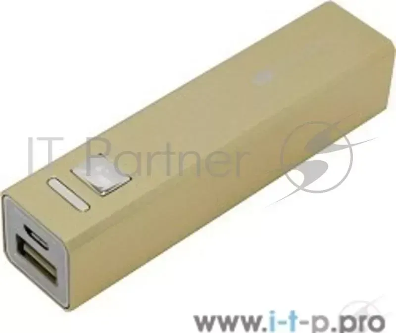 Внешний аккумулятор CANYON CNE CSPB26GO Aluminium 2600mAh Gold