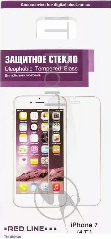 Защитное стекло для экрана Redline Apple iPhone 7 1шт. УТ000009670