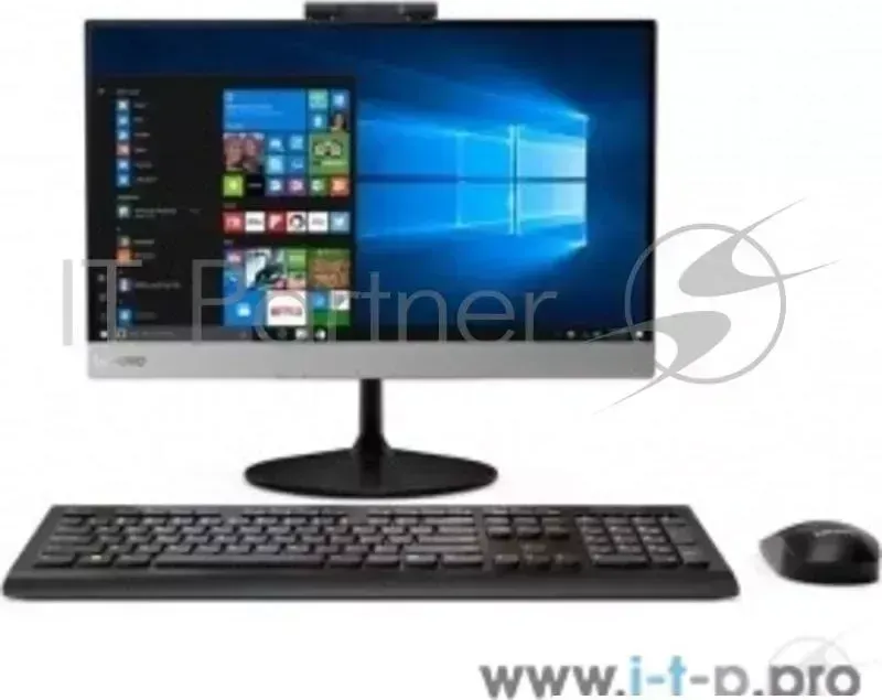 Моноблок LENOVO V410z MS 21.5" 1920x1080 матовый /Intel Core i5 7400T 2.4Ghz /4096Mb/500Gb/DVDrw/Int:Intel HD Graphics 630/Cam/BT/WiFi/war 1y/black/Keyb Mouse/W10P