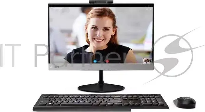 Моноблок LENOVO V410z, MS, 21,5" 1920x1080 WVA, G4560T 2.9GHz , 4GB, 500GB, Intel HD, DVDRW, KB Mouse USB , DOS, Black