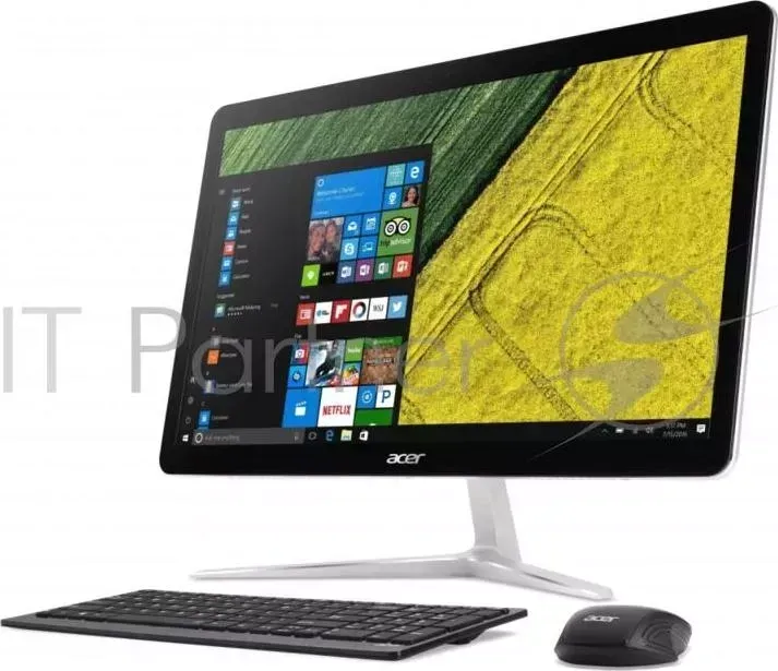Моноблок ACER Aspire Z24 880 23.8" Full HD i5 7400T 2.4 /8Gb/1Tb 5.4k/GF940MX 2Gb/DVDRW/CR/Windows 10/GbitEth/WiFi/BT/135W/ /мышь/Cam/серебристый 1920x108