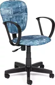 Кресло офисное TetChair СН413 ткань джинса