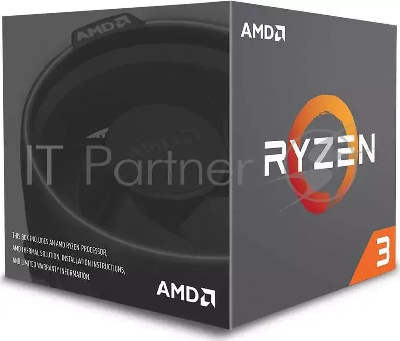Процессор RYZEN X4 R3-1300X SAM4 BOX 65W 3700 YD130XBBAEBOX AMD X4