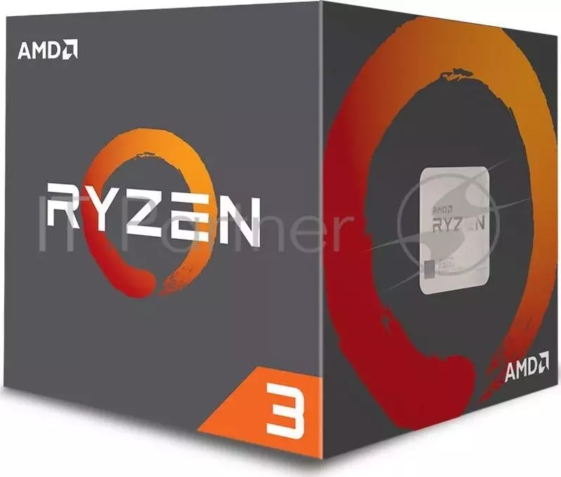 Процессор RYZEN X4 R3-1200 SAM4 BOX 65W 3400 YD1200BBAEBOX AMD X4