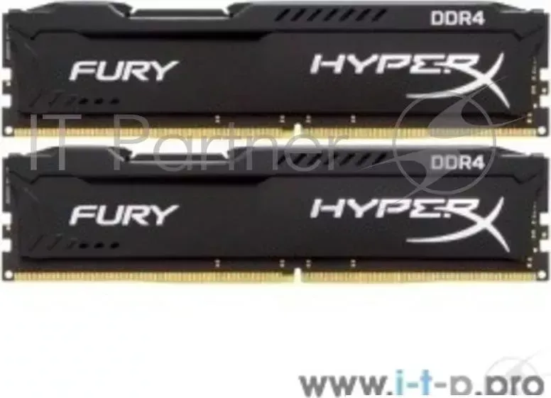 Память оперативная KINGSTON 16GB 2933MHz DDR4 CL17 DIMM (Kit of 2) 1Rx8 HyperX FURY Black