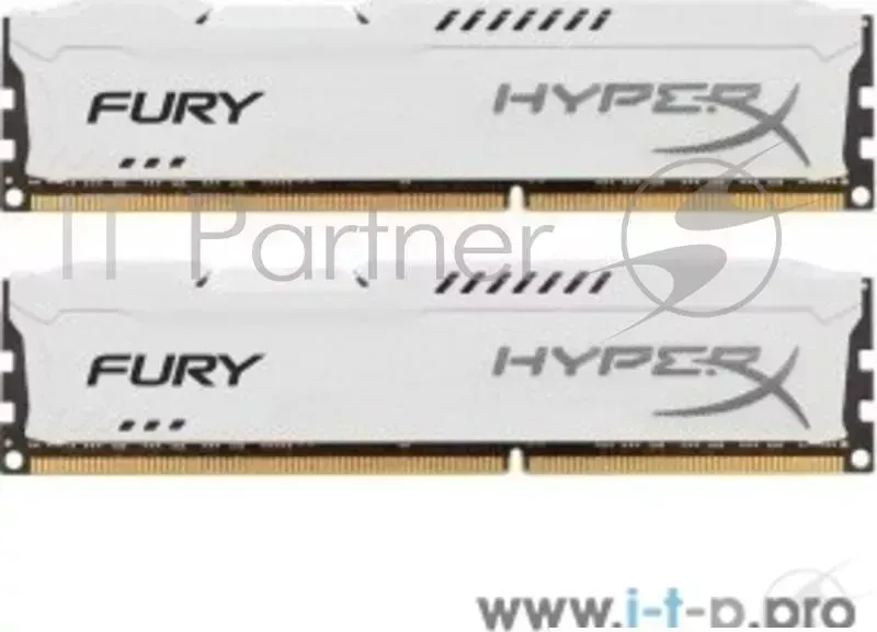 Память оперативная KINGSTON 16GB 3466MHz DDR4 CL19 DIMM (Kit of 2) 1Rx8 HyperX FURY White