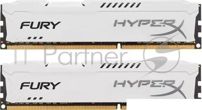 Память оперативная KINGSTON 32GB 3466MHz DDR4 CL19 DIMM (Kit of 2) HyperX FURY White