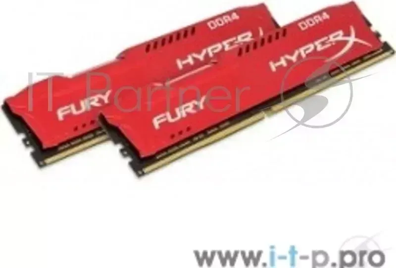 Память оперативная KINGSTON 16GB 2666MHz DDR4 CL16 DIMM Kit of 2 HyperX FURY Red ( of 2)