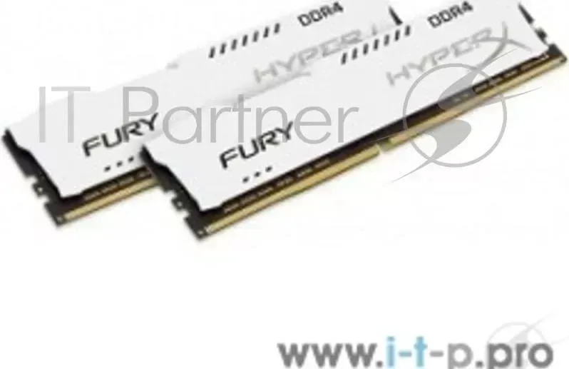 Память оперативная KINGSTON 16GB 2666MHz DDR4 CL16 DIMM Kit of 2 HyperX FURY White ( of 2)