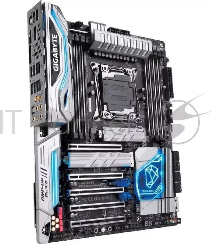 Материнская плата GIGABYTE X299 DESIGNARE EX, Socket 2066, Intel X299, 8xDDR4 2400, 5xPCI Ex16, 8xSATA3, RAID 0/1/5/10 3xM.2, 8 Ch Audio, 2xGLan, Wi Fi, 2 4 xUSB2.0, 4 4 xUSB