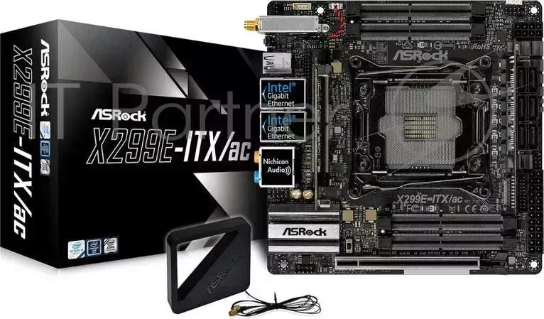 Материнская плата X299 S2066 MITX X299E-ITX/AC ASROCK ASROCK E-ITX/AC