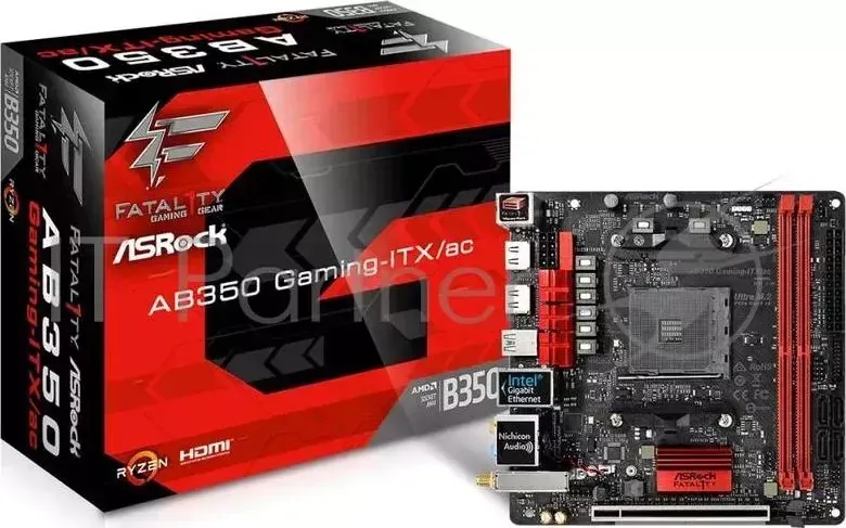 Материнская плата AMD B350 SAM4 MATX AB350 GAMING-ITX/AC ASROCK ASROCK A