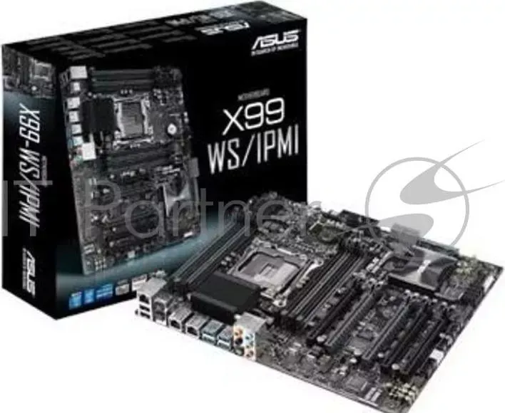 Материнская плата ASUS X99 WS/IPMI, LGA2011 V3,X99,SATAE,BMC,5PCIE