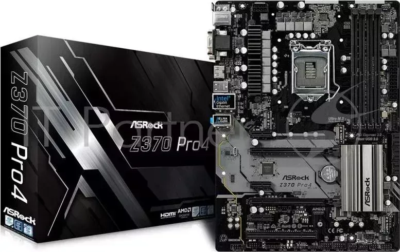 Материнская плата Z370 S1151 ATX Z370 PRO4 ASROCK