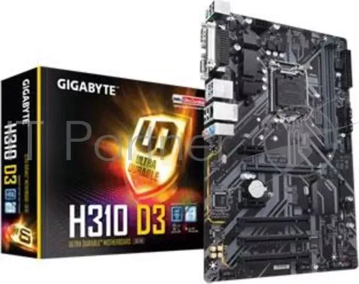 Материнская плата GIGABYTE H310 D3 Soc 1151v2 Intel H310 2xDDR4 ATX AC 97 8ch 7.1 GbLAN VGA HDMI