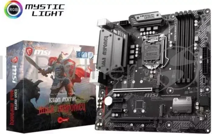 Материнская плата MSI B360M MORTAR ILYA MUROMETS Soc 1151v2 Intel B360 4xDDR4 mATX AC 97 8ch 7.1 GbLAN DVI HDMI DP