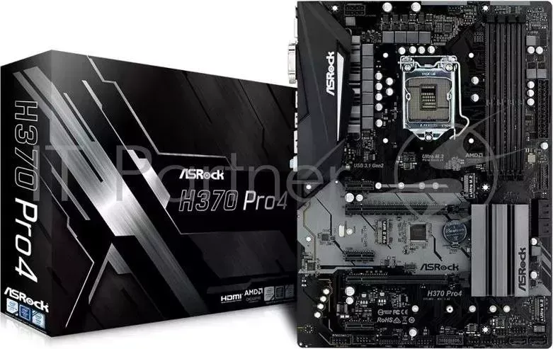 Материнская плата ASROCK H370 PRO4
