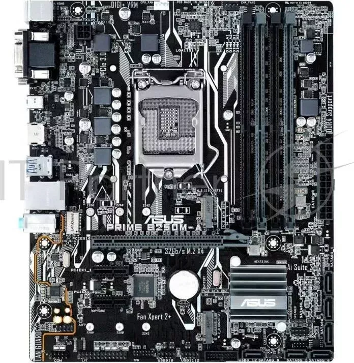 Материнская плата Asus PRIME B250M-A Soc-1151 Intel B250 4xDDR4 mATX AC`97 8ch(7.1) GbLAN+VGA+DVI+HDMI