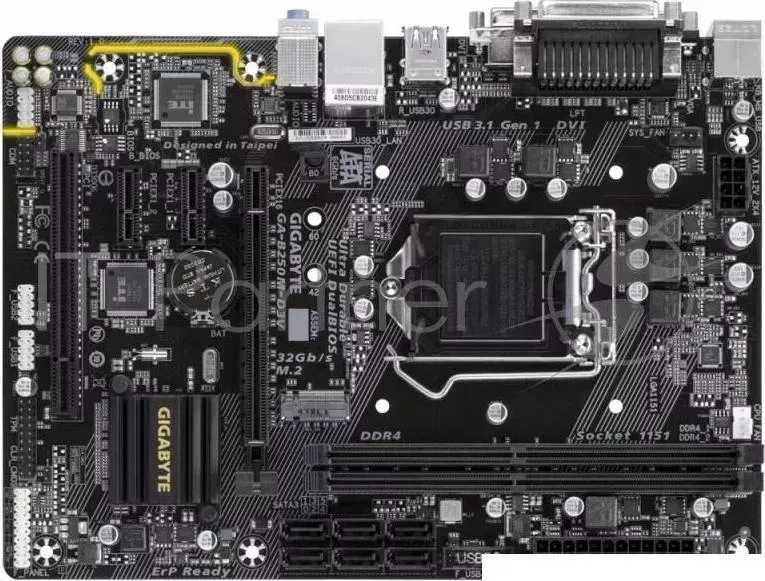 Материнская плата B250 S1151 MATX GA-B250M-D3V GIGABYTE