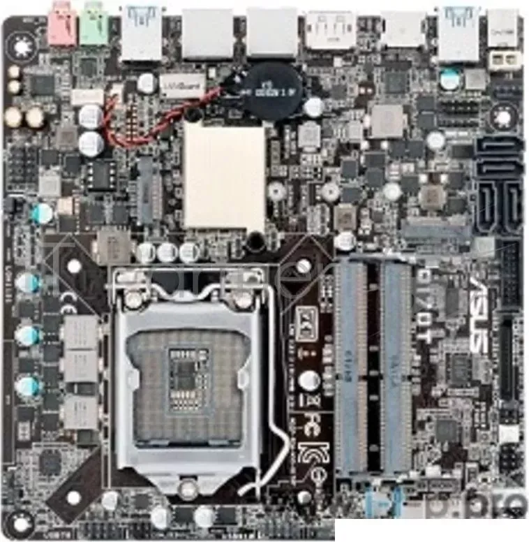 Материнская плата Q170T, LGA1151,Q170,M.2,DP/EDP/LVDS/HDMI, RTL {10}