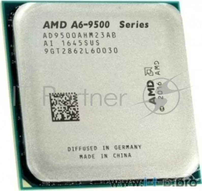 Процессор CPU AMD A6 9500 AD9500A AM4, 3.5GHz up to 3.8GHz/1Mb, 2C/2T, Bristol Ridge, 28nm, 65W, Radeon R5 Series
