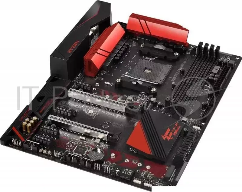 Материнская плата Asrock X370 GAMING X Soc-AM4 AMD X370 4xDDR4 ATX AC`97 8ch(7.1) GbLAN RAID+HDMI ASROCK X