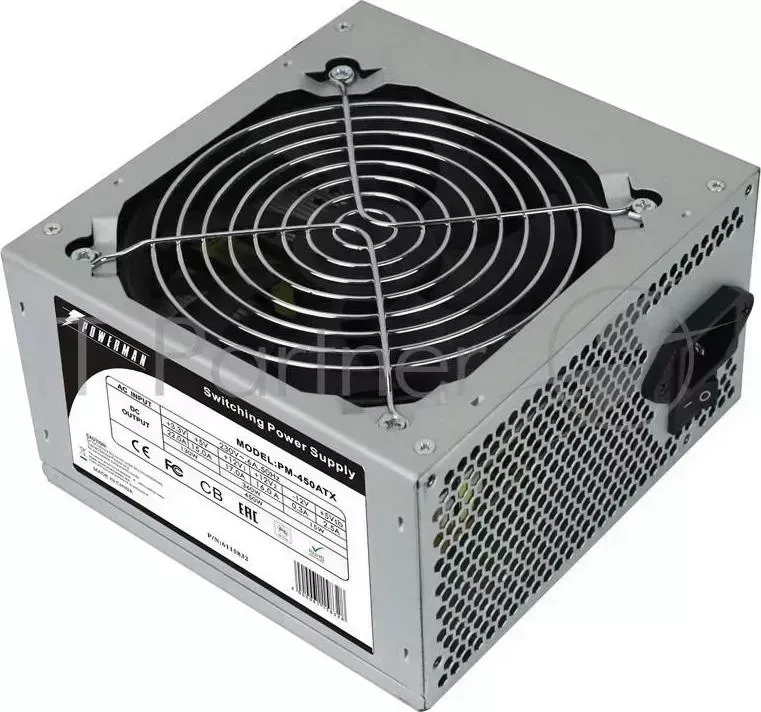 Блок питания POWERMAN PM-450ATX for P4 400W OEM ATX [6115832] Powerman P4