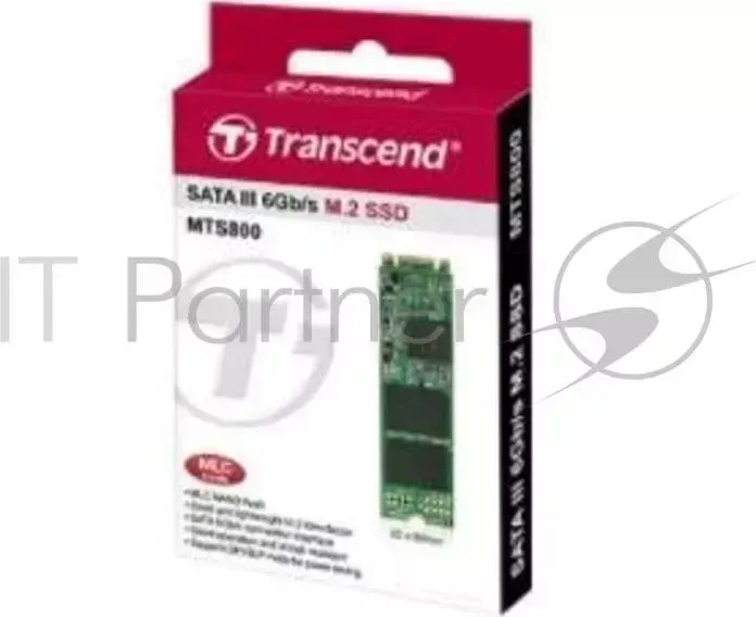 Жесткий диск M.2 2280 128GB TRANSCEND MTS800 Client SSD TS128GMTS800S SATA 6Gb/s, 500/450, IOPS 70/75K, MLC, Retail