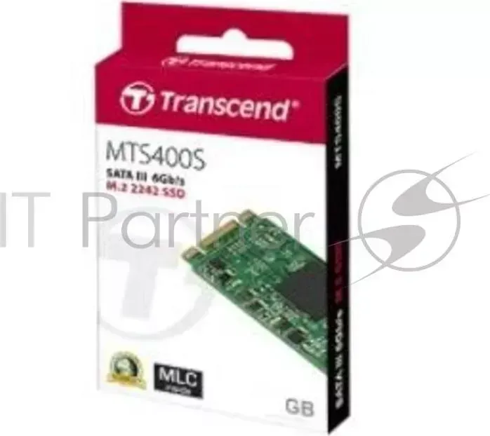 Жесткий диск SSD M.2 TRANSCEND 128Gb MTS400S <TS128GMTS400S> (SATA3, up to 500/450MBs, 70000 IOPs, MLC, 22х42мм)