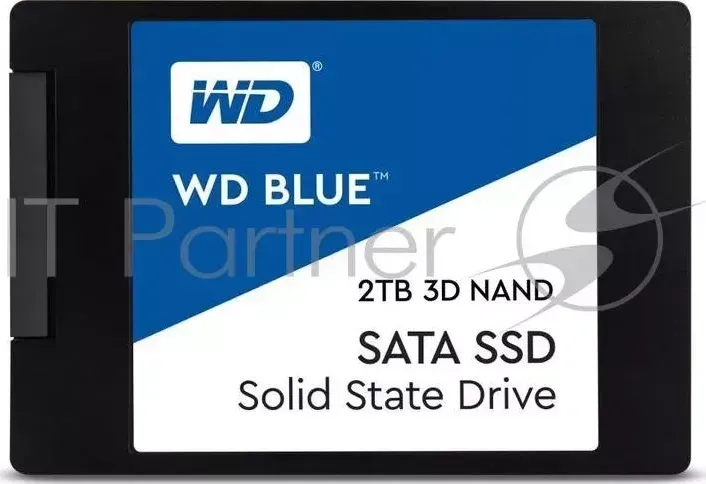 Накопитель SSD жесткий диск SATA2.5" 2TB TLC BLUE WDS200T2B0A WDC