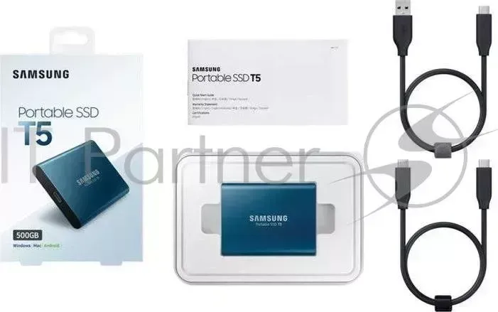 Накопитель SSD SAMSUNG USB 500Gb MU PA500B/WW T5 2.5"
