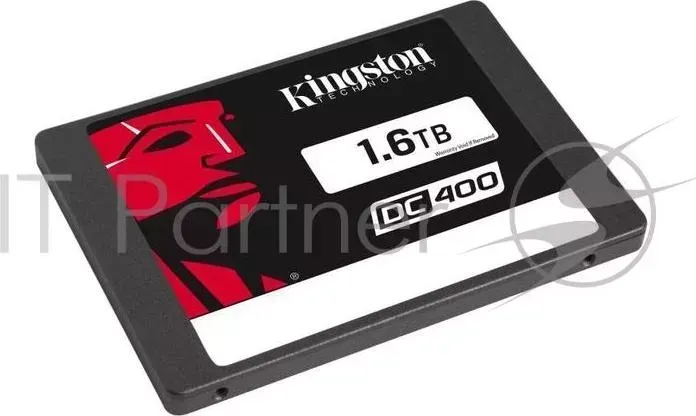 Жесткий диск 2.5"" 1.6TB KINGSTON SSDNow DC400 Enterprise SSD SEDC400S37/1600G SATA 6Gb/s, 555/510, IOPS 100/88K, MTBF 2M, 1678TBW, Retail
