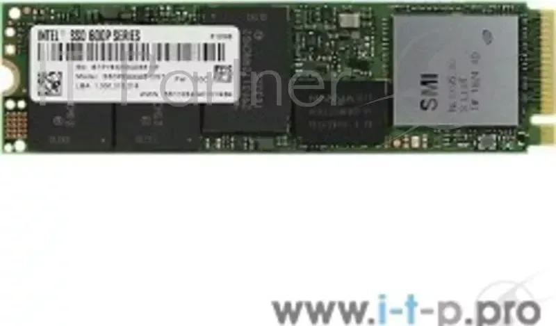 Накопитель SSD INTEL Original PCI-E x4 512Gb PEKKW512G7X1 600p Series M.2 2280(Single Sided)