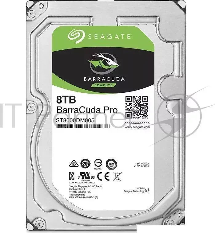 Жесткий диск SEAGATE Original SATA III 8Tb ST8000DM0004 Barracuda Pro 7200rpm 256Mb 3.5"