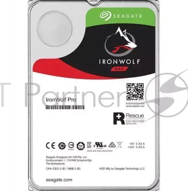 Жесткий диск SEAGATE Original SATA III 6Tb ST6000NE0023 Ironwolf Pro 7200rpm 256Mb 3.5"