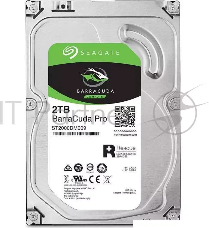 Жесткий диск SEAGATE Original SATA III 2Tb ST2000DM009 Barracuda Pro 7200rpm 128Mb 3.5"