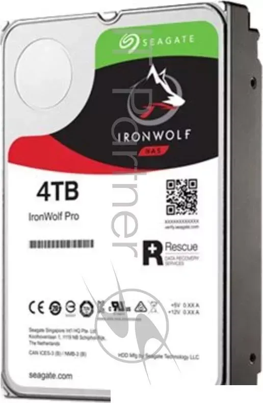 Жесткий диск SEAGATE Original SATA III 4Tb ST4000NE0025 NAS Ironwolf Pro 7200rpm 128Mb 3.5"