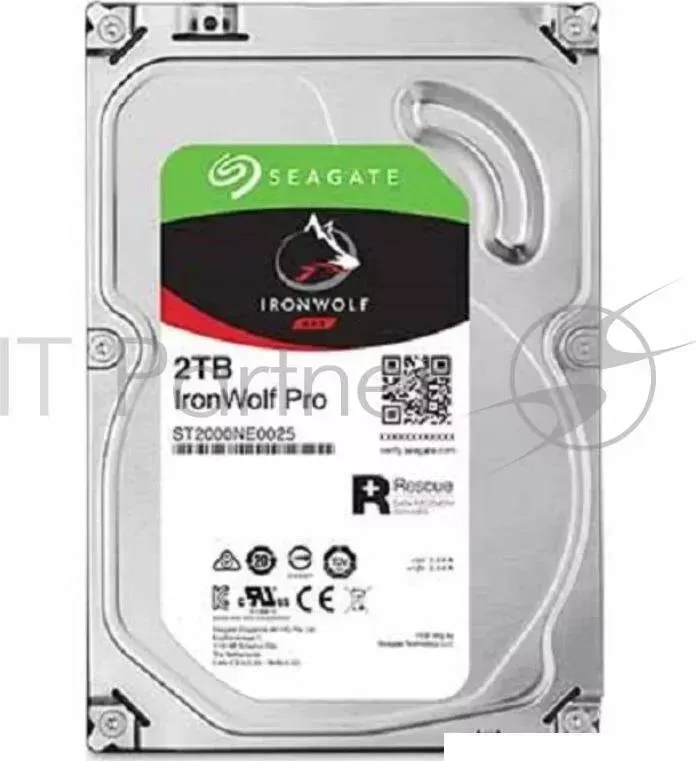 Жесткий диск SEAGATE Original SATA III 2Tb ST2000NE0025 NAS Ironwolf Pro 7200rpm 128Mb 3.5"