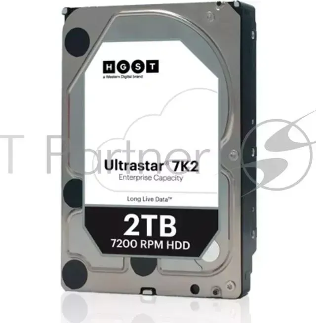 Жесткий диск 2Tb Hitachi Ultrastar 7K2 (HUS722T2TALA604) {SATA 6Gb/s, 7200 rpm, 128mb buffer, 3.5"} 1W10002