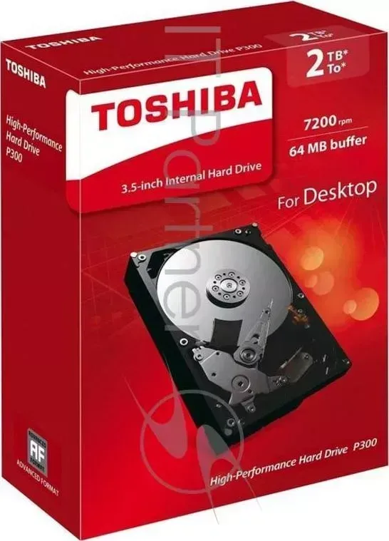 Жесткий диск TOSHIBA SATA III 2Tb HDWD120EZSTA P300 7200rpm 64Mb 3.5" Rtl