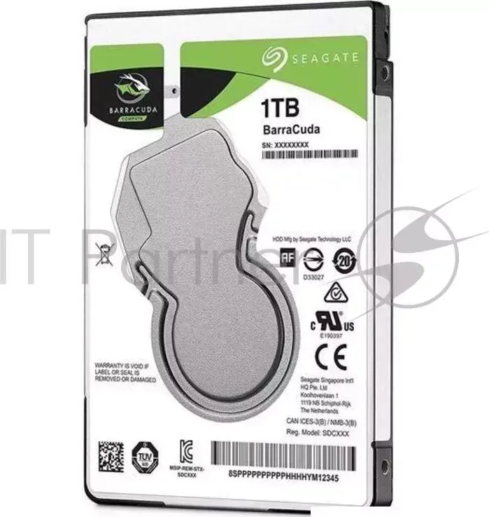 Жесткий диск SEAGATE HDD Mobile Barracuda25 Guardian (2.5'/ 1TB/ SATA 6Gb/s/ rmp 7200) SEAGATE 2.5'/ 7200